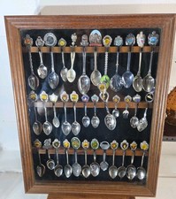   Souvenir Spoons And  Wooden
