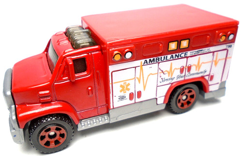 2021 matchbox ambulance - 2021, red