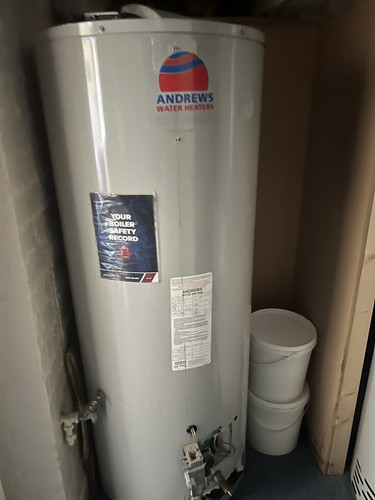 Andrews water heater - water, rff