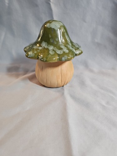 Glazed ceramic mushroom - glazed,