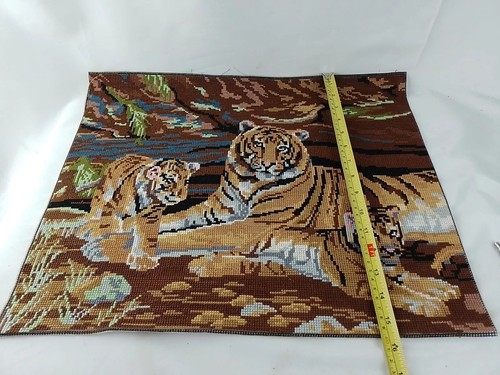 Tiger cubs embroidered - tiger,