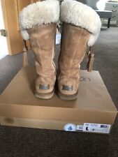 UGG plumdale Boots With tassles, Chestnut, UK Size 5.5