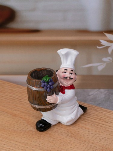 1pc cute chef toothpick - 1pc, holder
