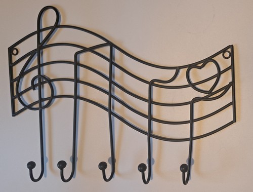 Black metal music - note, wall