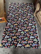 USA Bike Motorcycle Road Hogs Road themed Material Fabric off cut 