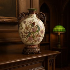 Chinese Famille Rose Hua Rong