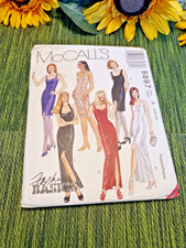 McCalls 6897 Sewing Pattern Occasion Party Dress Size Vintage US 8 & 10 BEE