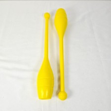 Rhythmic Gymnastics Clubs YELLOW Weighted 35.5cm