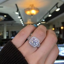 3.10 Ct Round Cut Diamond Halo