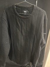 Stussy Men’s Black Crewneck