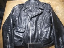 Vintage Leather Biker Jacket
