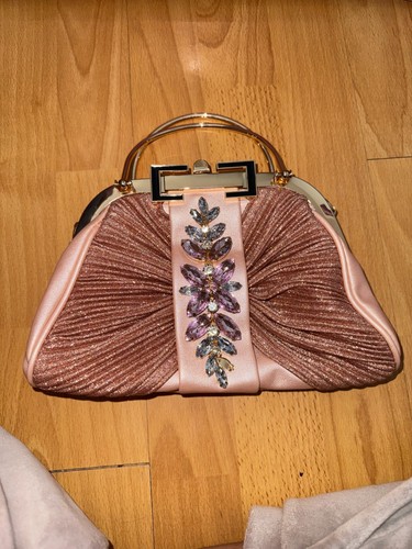 Rose gold crystal embellished - rose,