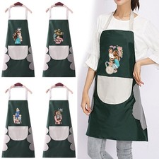 Chef Apron for Kitchen Cooking Catering Butcher Unisex BBQ Apron Pocket In UK