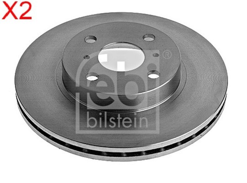 Febi x2pcs front brake disc - febi,