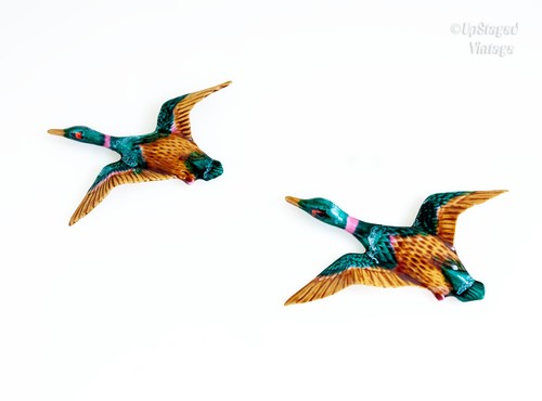 Pair flying ducks 1960s - pair,