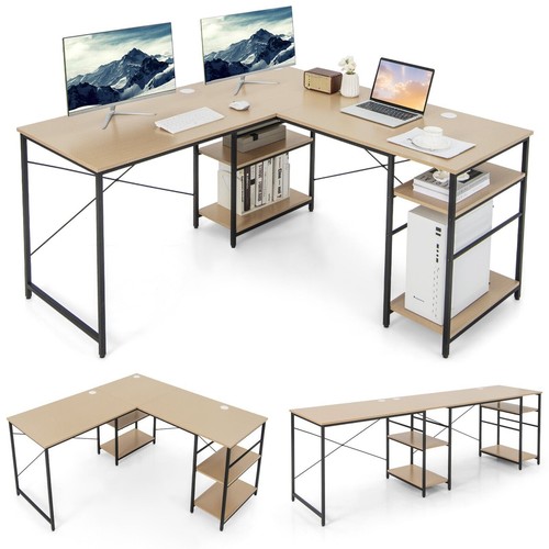 Large shaped computer desk - large, l-shaped