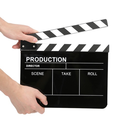 30x25cm acrylic clapperboard - acrylic,