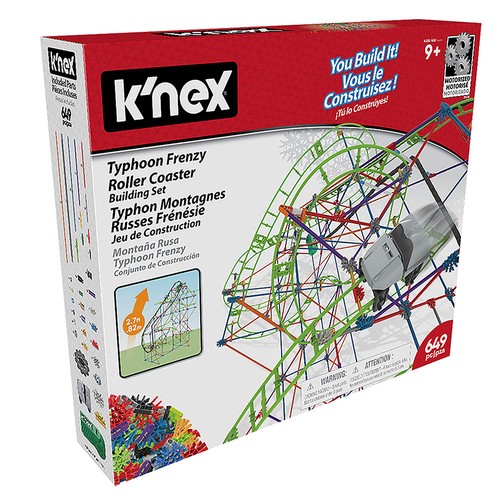 Knex roller coaster - knex, typhoon