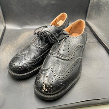 Genuine British Army Surplus Higlanders Brogues Leather Dress Shoes - Size 5 M