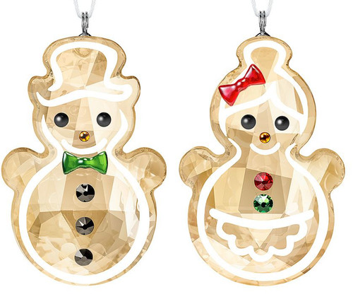 Swarovski gingerbread snowman - gingerbread,