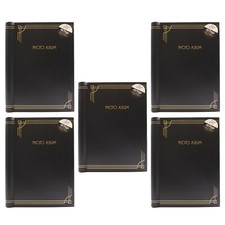 [Set of 5] Black 8"x 6" Self