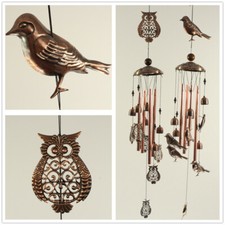 Outdoor Large Wind Copper Bells Chimes Garden Yard Home Decor Tubes Ornaments