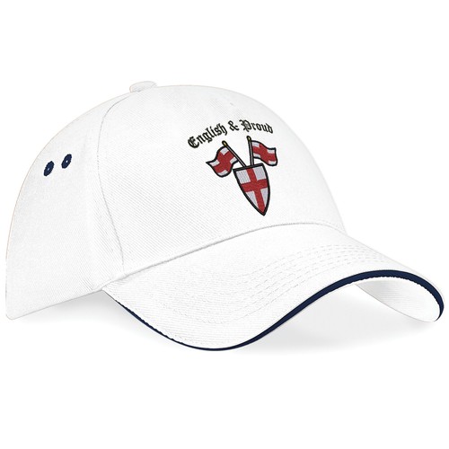 Embroidered english and proud - english,