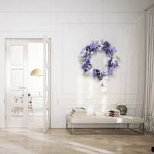 Artificial Lavender Wreath