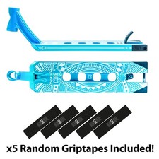 CORE CL1 Stunt Scooter Deck 5 x 19 - Turtle Blue - With 5 Random Grip Tapes
