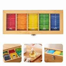 Bamboo Tea Box Tea Storage –