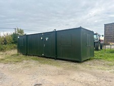 32ft x 10ft green office cabin 