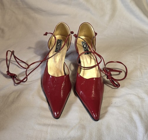 Ladies red heels size - heels, wet