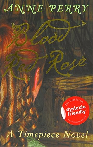 Blood red rose - red, (timepiece)