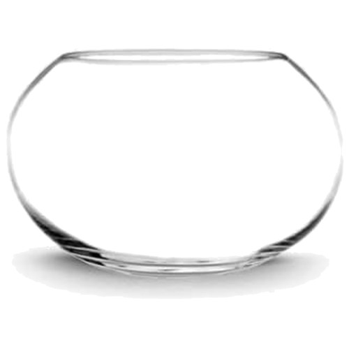 Crystal clear bubble bowl - clear,