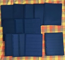 13 assorted single-sided stock