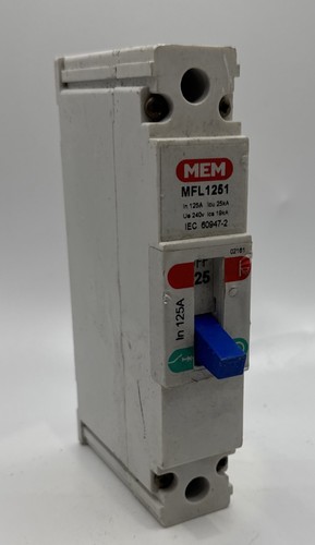 Mem mccb 125 amp single - mccb,