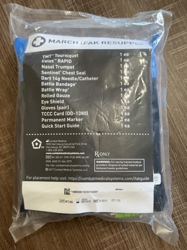 March ifak resupply kit refill - march,