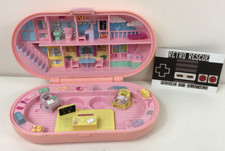 Vintage Polly Pocket Stampin School Bluebird 1992 90s x2 Stamps Compact Set