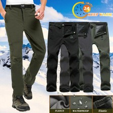 Mens Trousers Winter Windproof