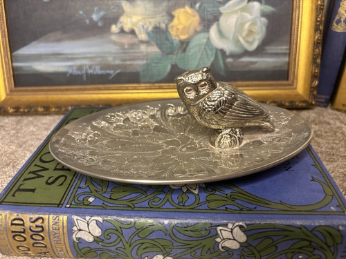 Vintage seba silver plated - silver, owl