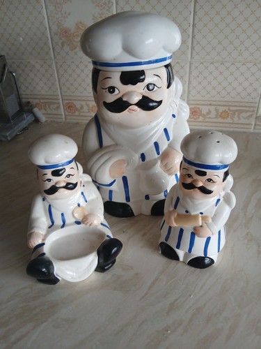 Vintage fat chef cookie jar - vintage,