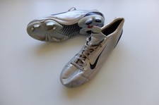 Nike Mercurial Vapor III FG Silver Men’s Football Boots Uk Size 11 FG