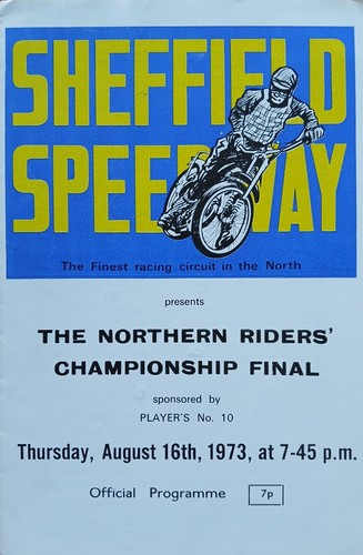 Sheffield speedway programme - sheffield,