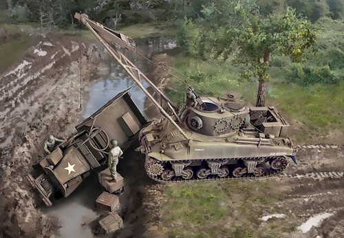 Italeri m32 recovery - italeri, 1:35