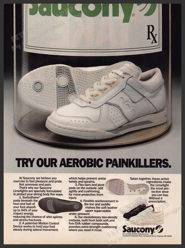 Saucony 1980s magazine - magazine, print