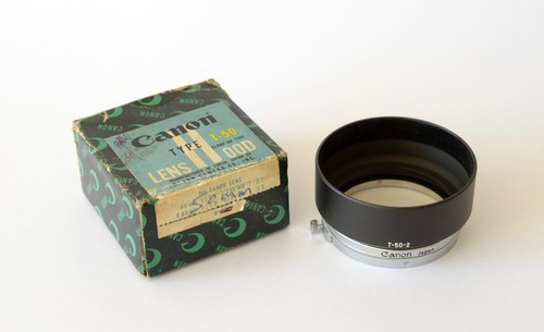 Canon rangefinder lens - lens, hood