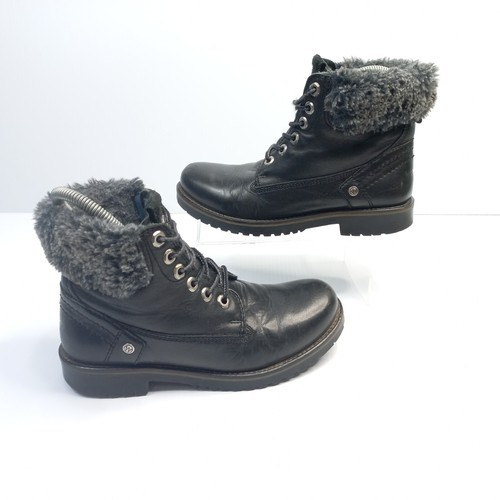 Wrangler leather lace boots - lace, up