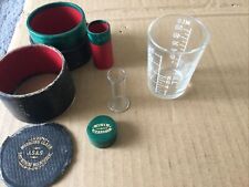 An antique cased medicine