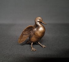 Bronze Duck sculpture - By