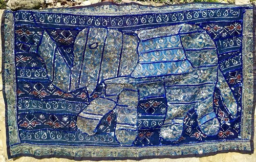 Indian embroidery wall hanging - embroidery,